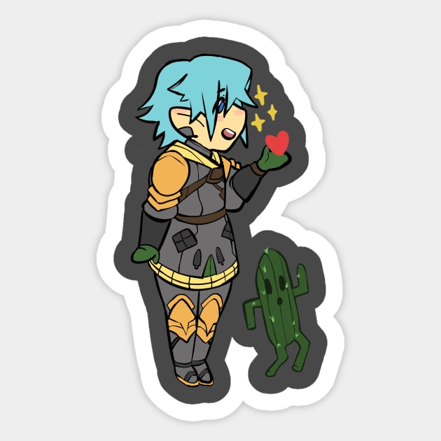 Haurchefant Heart Star Sticker by Cup O Isopod